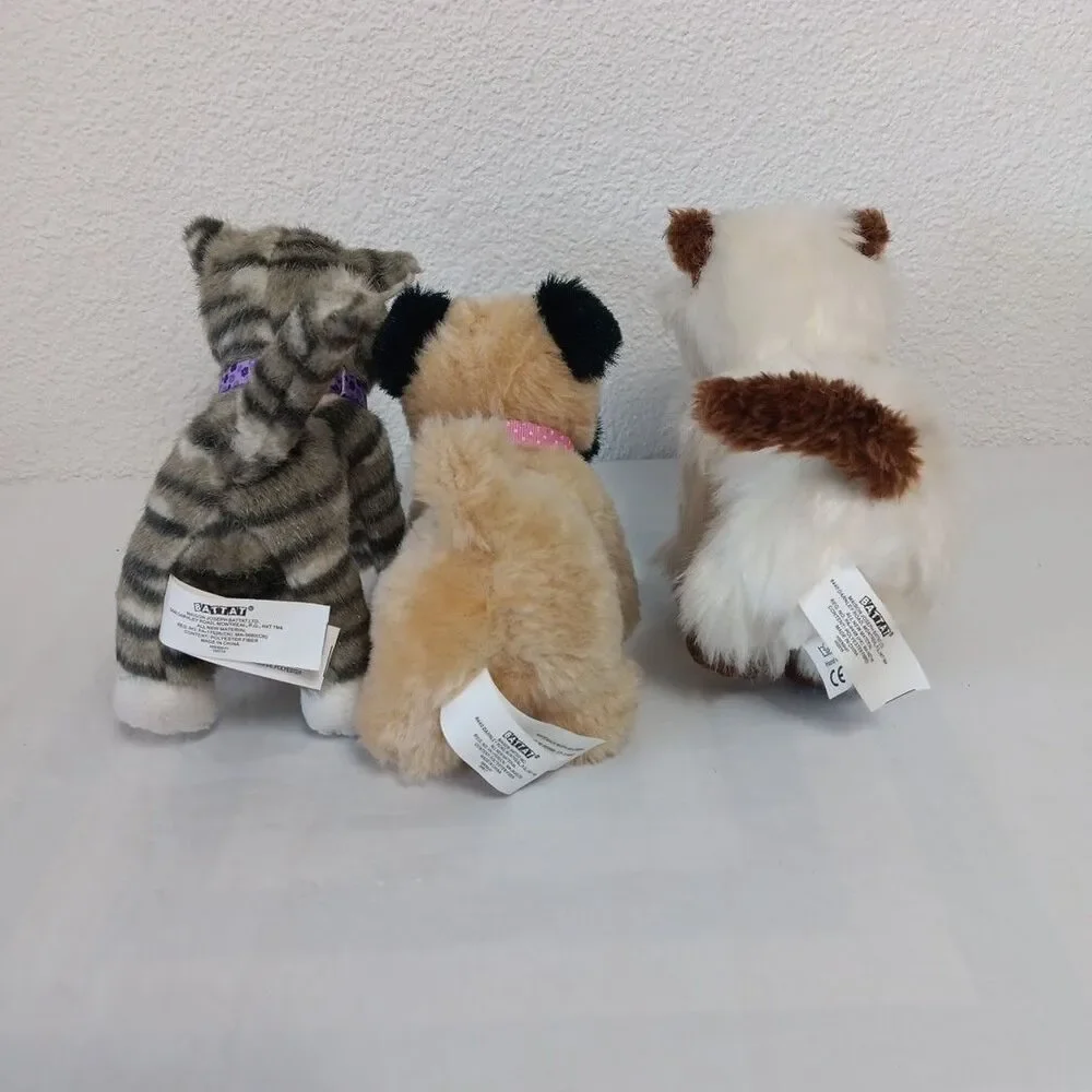 Battat Sofia's Pet Kitty Cat Dog Carrier Bed Bowl Blanket Bones Lot Pink For 18